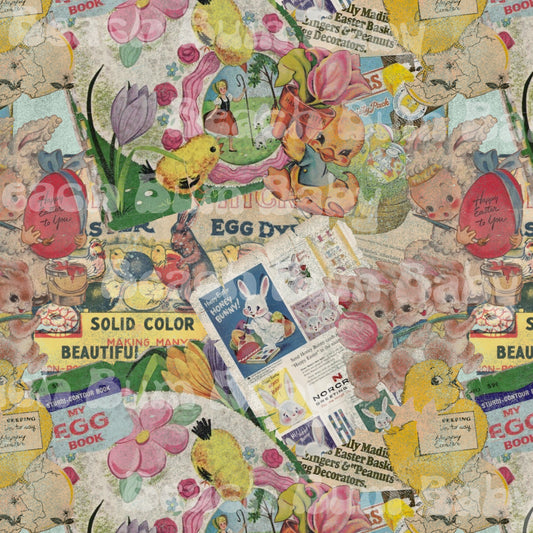 Vintage Easter Collage