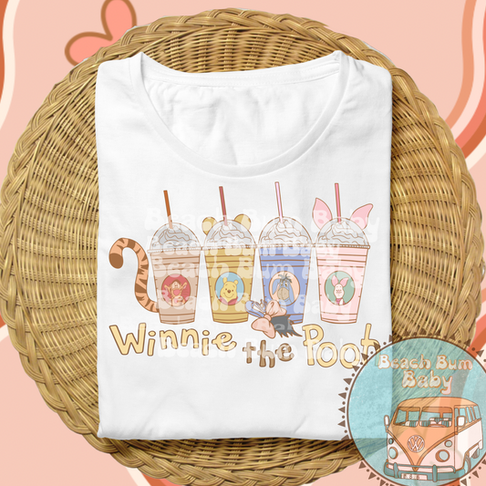 Bear & friends coffee PNG