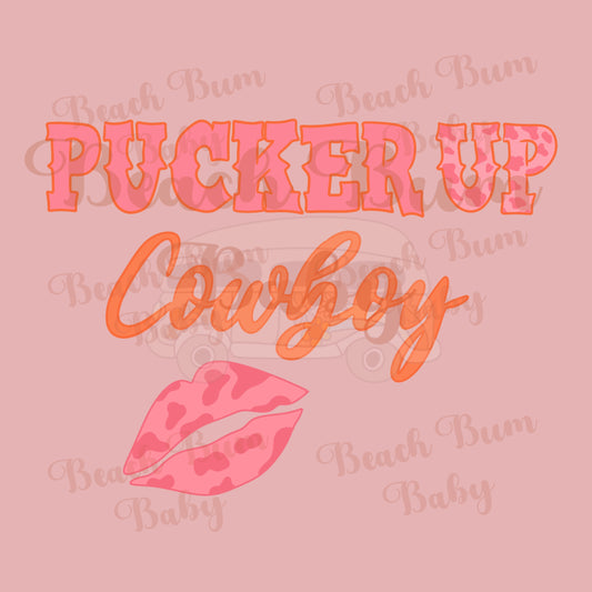 Pucker up cowboy PNG