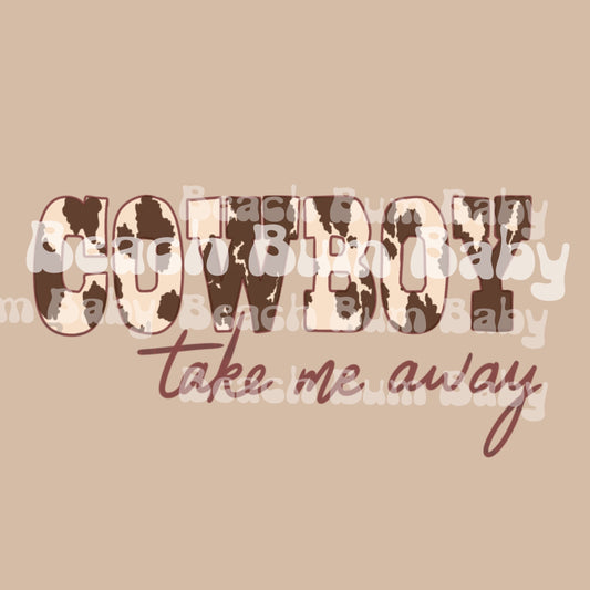 Cowboy Take Me Away PNG
