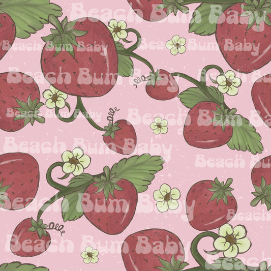 Vintage Strawberry Patch